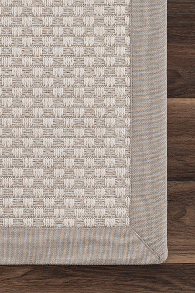 Sisalo Bordure Krem Sisal Halı Krem Bordür B3416A