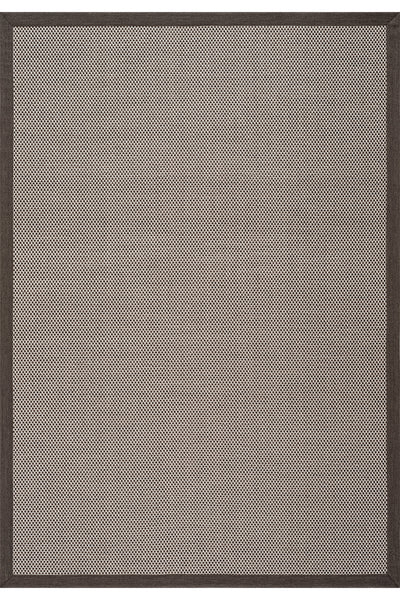 Sisalo Bordure Krem Kahve Sisal Halı Kahve Bordür B3417D