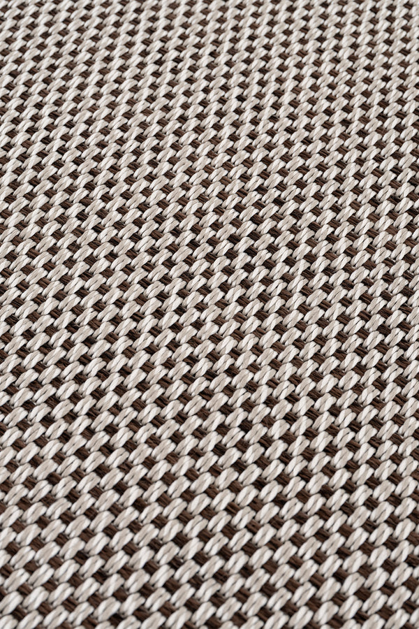 Sisalo Bordure Krem Kahve Sisal Halı Kahve Bordür B3417D