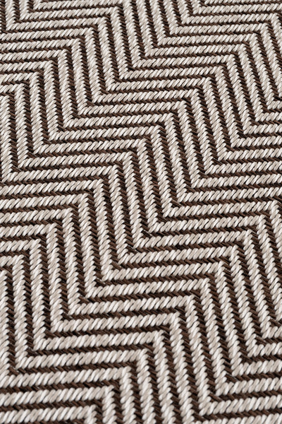 Sisalo Bordure Krem Kahve Sisal Halı Kahve Bordür B3421D