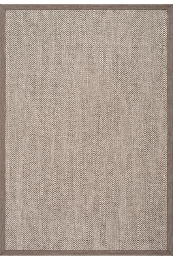 Sisalo Bordure Krem Natural Sisal Halı Vizon Bordür B3421C