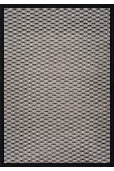 Sisalo Bordure Krem Siyah Sisal Halı Siyah Bordür B3417E