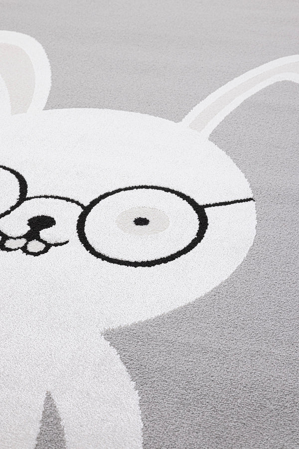 Sparkle Gri Krem Çocuk Odası Halısı 33449A