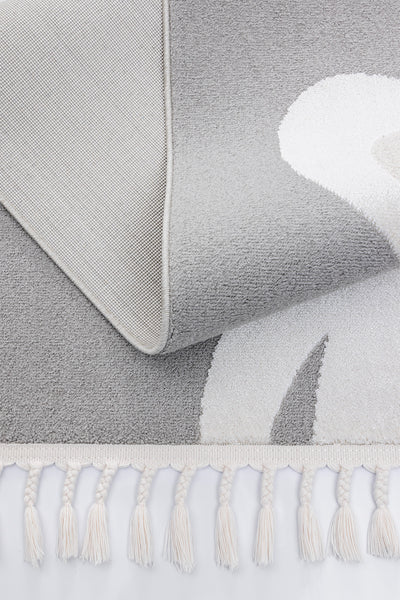 Sparkle Gri Krem Çocuk Odası Halısı 33449A