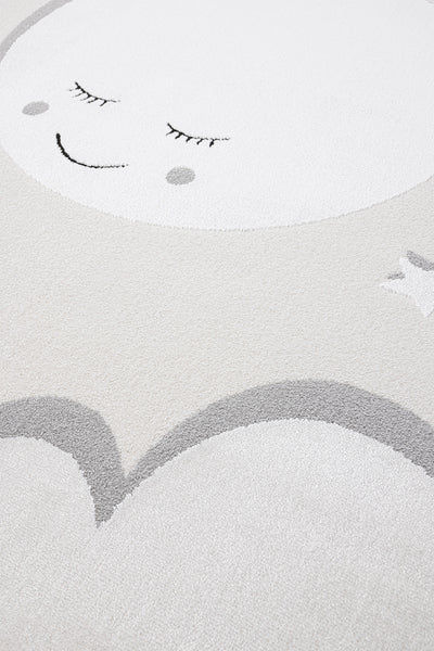 Sparkle Krem Gri Çocuk Odası Halısı 33446A