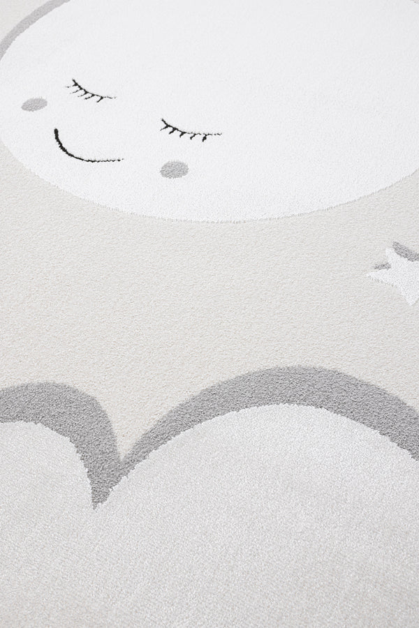 Sparkle Krem Gri Çocuk Odası Halısı 33446A