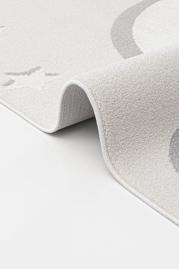 Sparkle Krem Gri Çocuk Odası Halısı 33446A