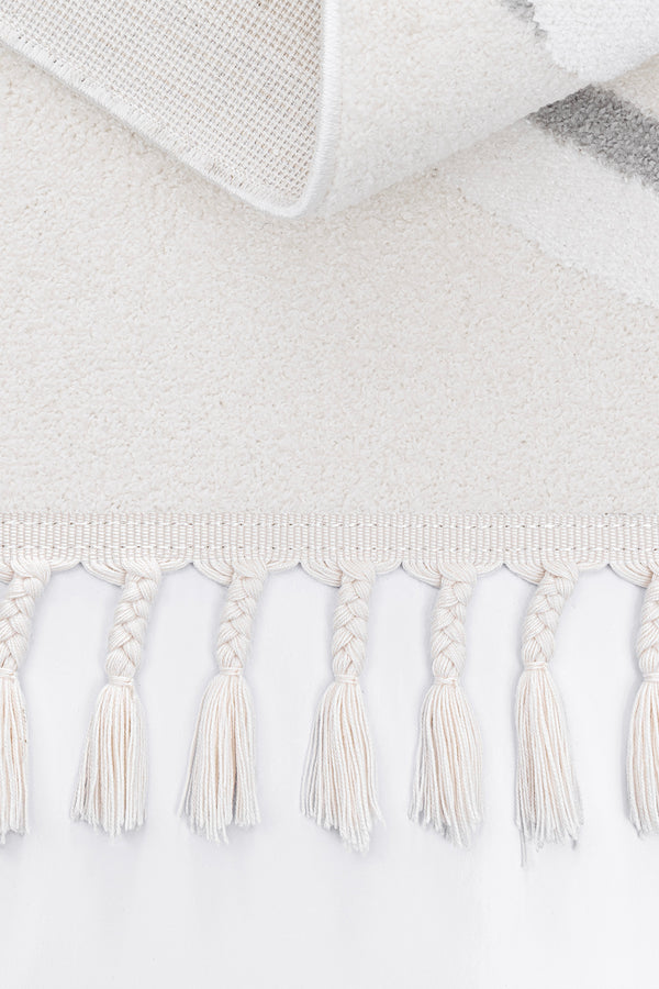 Sparkle Krem Gri Çocuk Odası Halısı 33451A