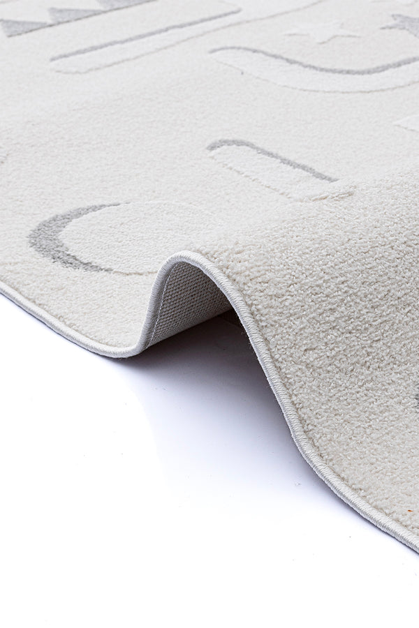 Sparkle Krem Gri Çocuk Odası Halısı 33451A