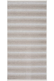 Strıpe Krem Kilim Kaymaz Taban Salon Oturma Odası Antre Yolluk 33014Y