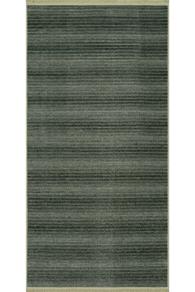 Stripe Yeşil Kilim Kaymaz Taban Yolluk 33011Y