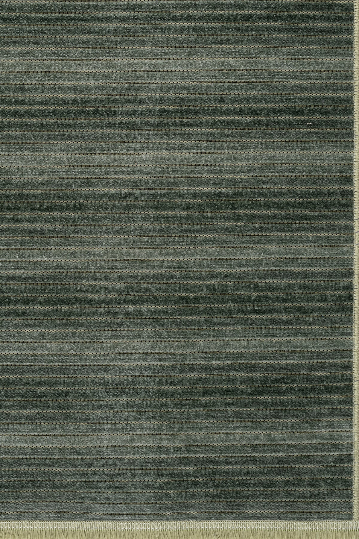 Stripe Yeşil Kilim Kaymaz Taban Salon Oturma Odası Antre Yolluk 33011Y