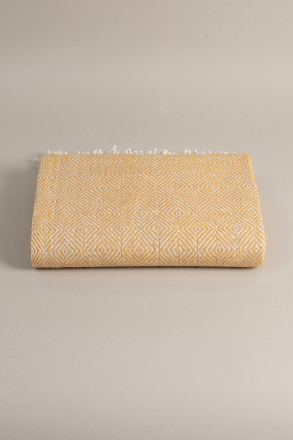 Suez Hardal Beyaz Yün Tek Kişilik Battaniyesi 91251 150x200 cm