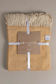 Suez Hardal Beyaz Yün Tv Battaniyesi 91250 130x170 cm