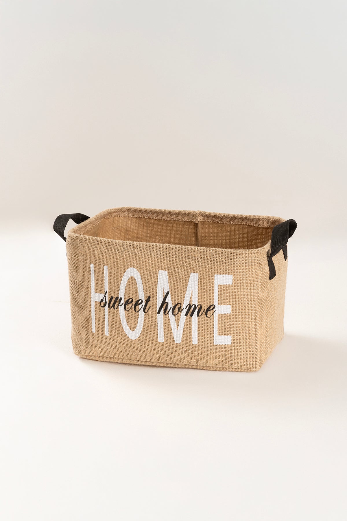 Tidy Jüt Home Yazılı Sepet (30x22x18 cm) 6014