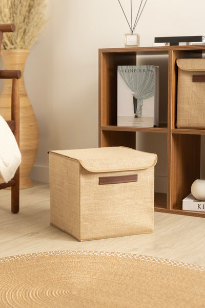 Tidy Jüt Kapaklı Düzenleyici Kutu (30x30cm) 6011