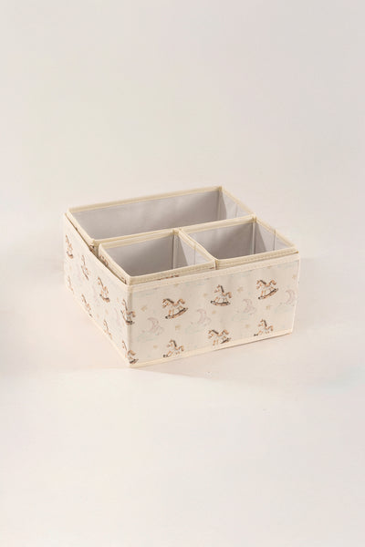 Tidy Kids Atlı Karınca Desenli Poplin 4'lü Çekmece İçi Organizer 6020