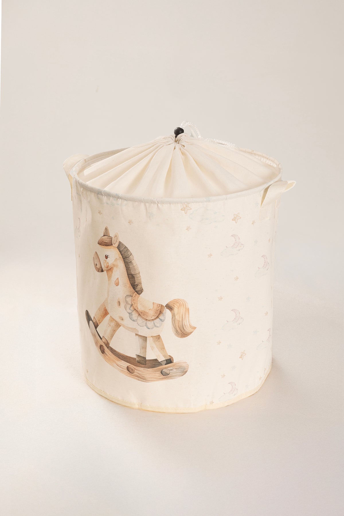 Tidy Kids Atlı Karınca Desenli Poplin Büzgülü Sepet (37x40cm) 6018