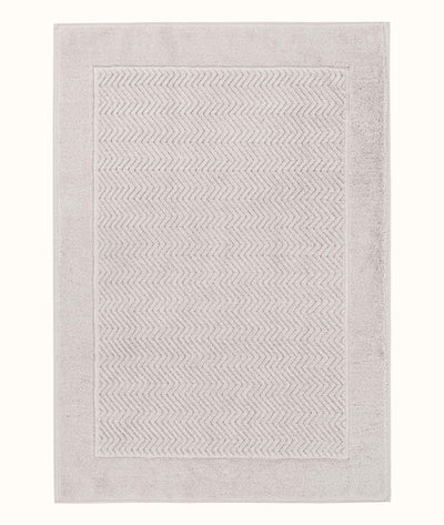 Tilos Jakarlı Ayak Havlusu Gri 60x90 2226