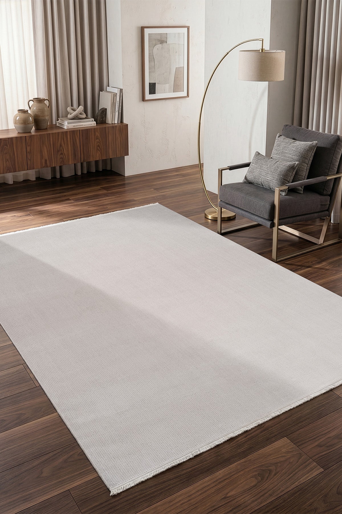 Calvin Klein Touch Gri Halı A5784E