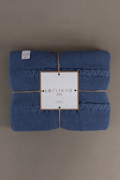 Trenza İndigo Tek Kişilik Battaniye 160x220 15041