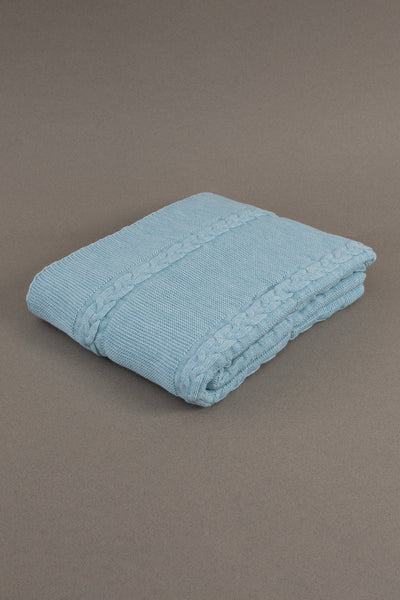 Trenza Mavi Tek Kişilik Battaniye 160x220 15046