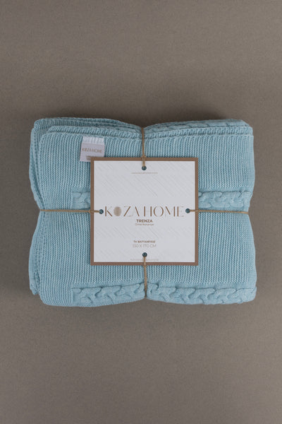 Trenza Mavi Tv Battaniyesi 130x170 15047