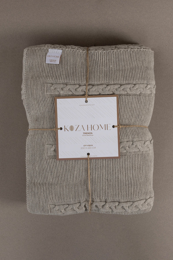 Trenza Vizon Çift Kişilik Battaniye 200x220 15035
