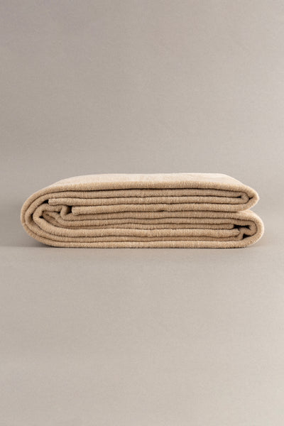 Twin Soft Pamuklu Tek Kişilik Battaniye Kahve Krem 150 x 200 5006A