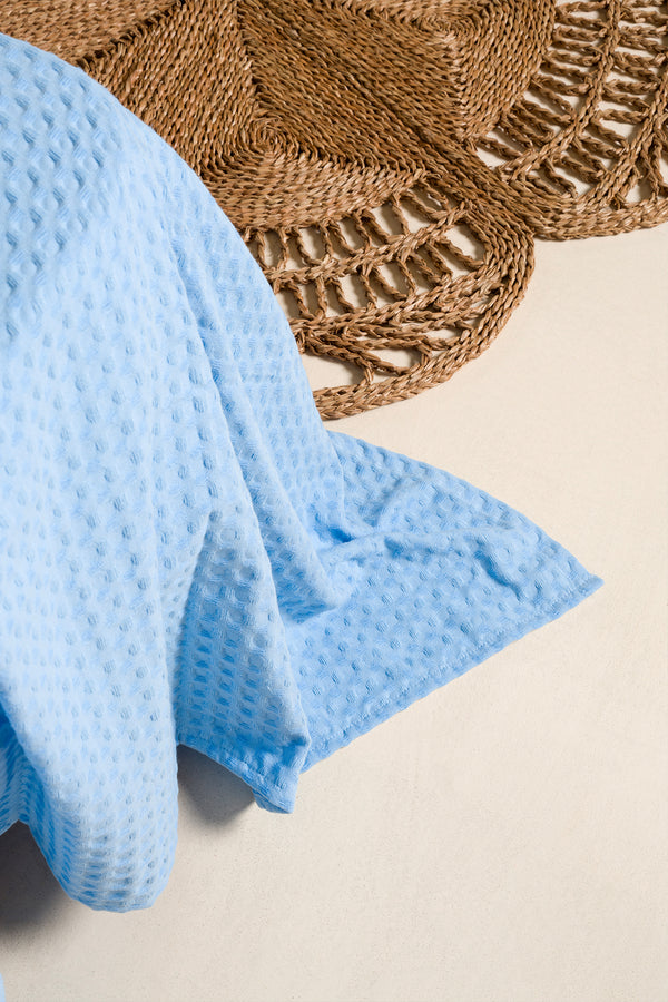 Viva %100 Pamuk Mavi Pike 200x220 2602