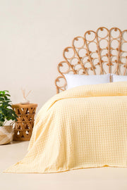 Viva %100 Pamuk Sarı Pike 200x220 2600