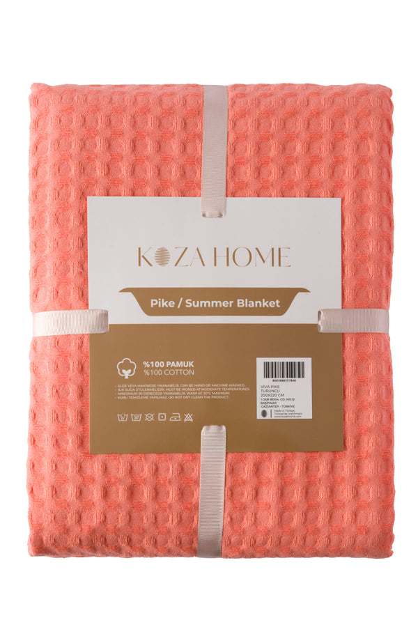 Viva %100 Pamuk Turuncu Pike 200x220 2601