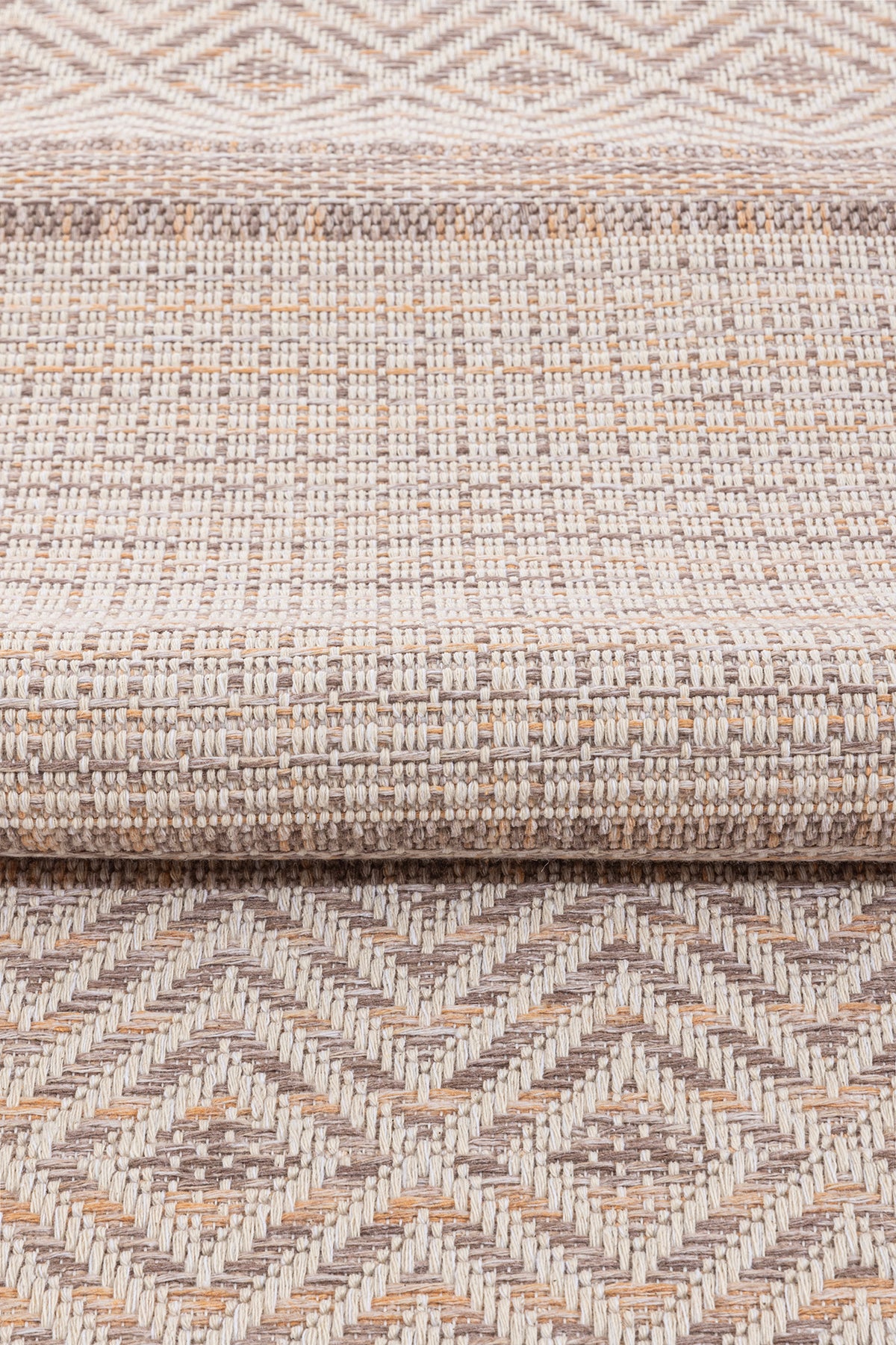 Vivaldi Kahve Tarçın Halı Kilim Salon Oturma Odası Yolluk Yatak Odası Koridor Halısı A0057A