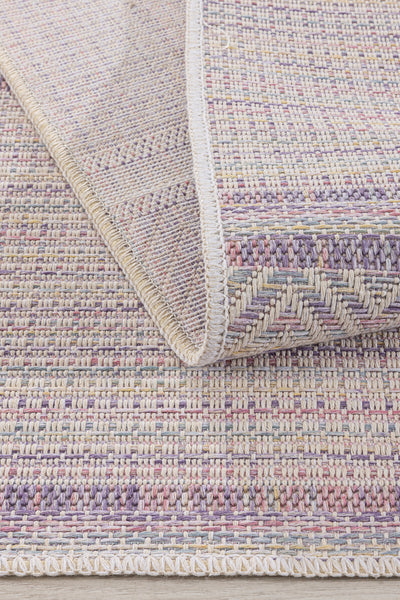 Vivaldi Lila Pembe Modern Halı 10057A