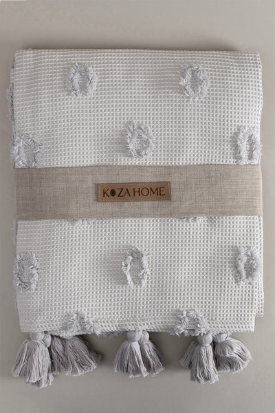 Wanda Gri Çift Kişilik Pike 220x240 5025