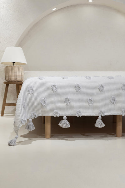 Wanda Gri Çift Kişilik Pike 220x240 5025