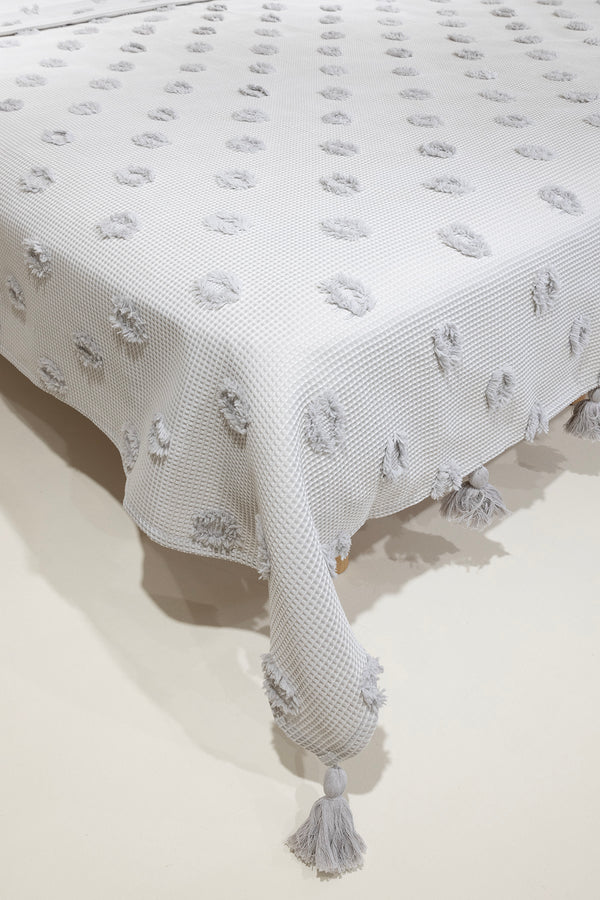 Wanda Gri Çift Kişilik Pike 220x240 5025