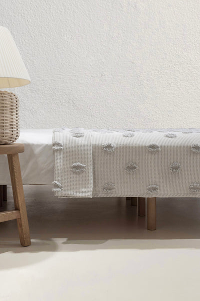 Wanda Gri Çift Kişilik Pike 220x240 5025