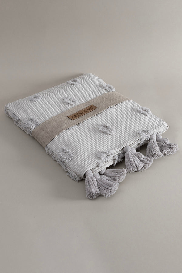 Wanda Gri Çift Kişilik Pike 220x240 5025