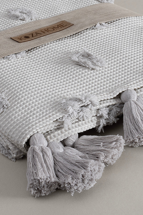 Wanda Gri Çift Kişilik Pike 220x240 5025