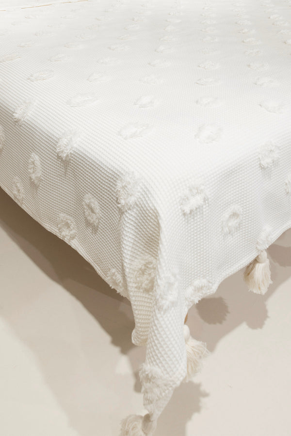 Wanda Krem Çift Kişilik Pike 220x240 5025