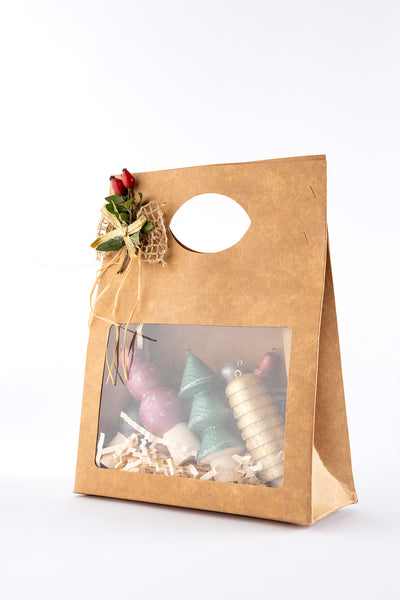 Wood Ahşap Ağaç Süsü 6 Lı  21050