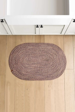 Cesta El Yapımı Örgü Mor Kilim 50x80 4027 - Koza Home