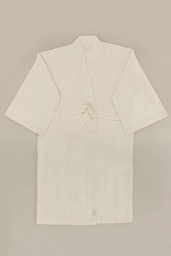 Raw Pamuk Keten Natural Kimono S-M 1515A - Koza Home