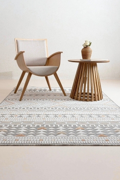 Sand Gri Sarı Kolay Temizlenebilir Halı Kilim Salon Oturma Odası Yatak Odası Koridor Makine Halısı 65550A - Koza Halı